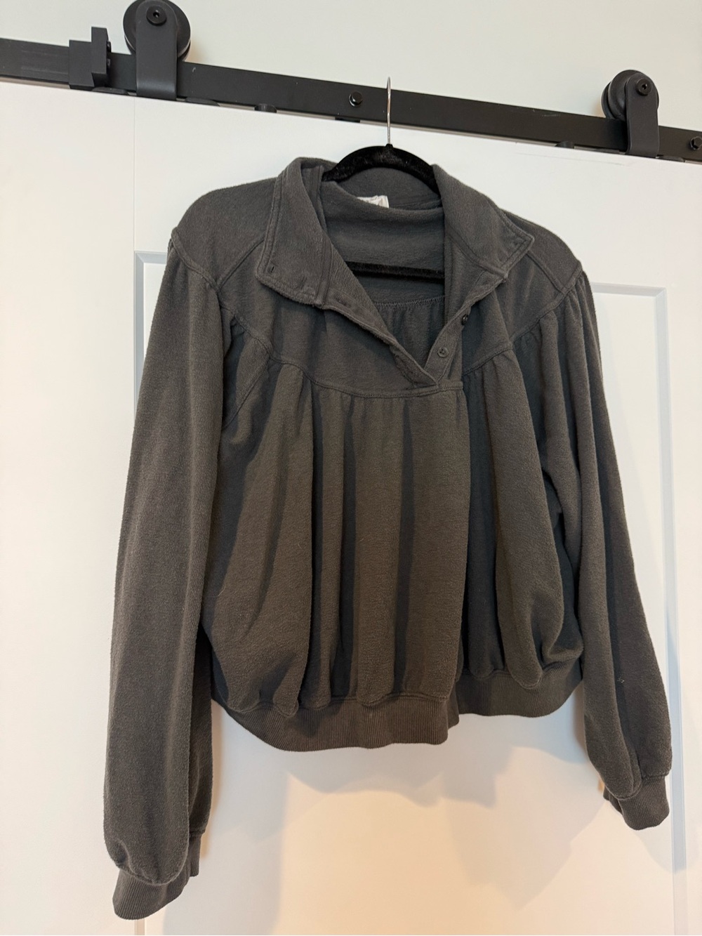 aerie Dark Gray Pullover Jacket